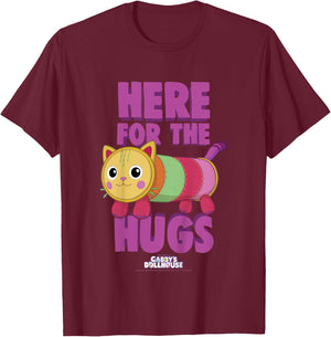 DreamWorks Gabby's Dollhouse Valentine's Day Pillow Cat T-Shirt - T-Shirt | Maroon