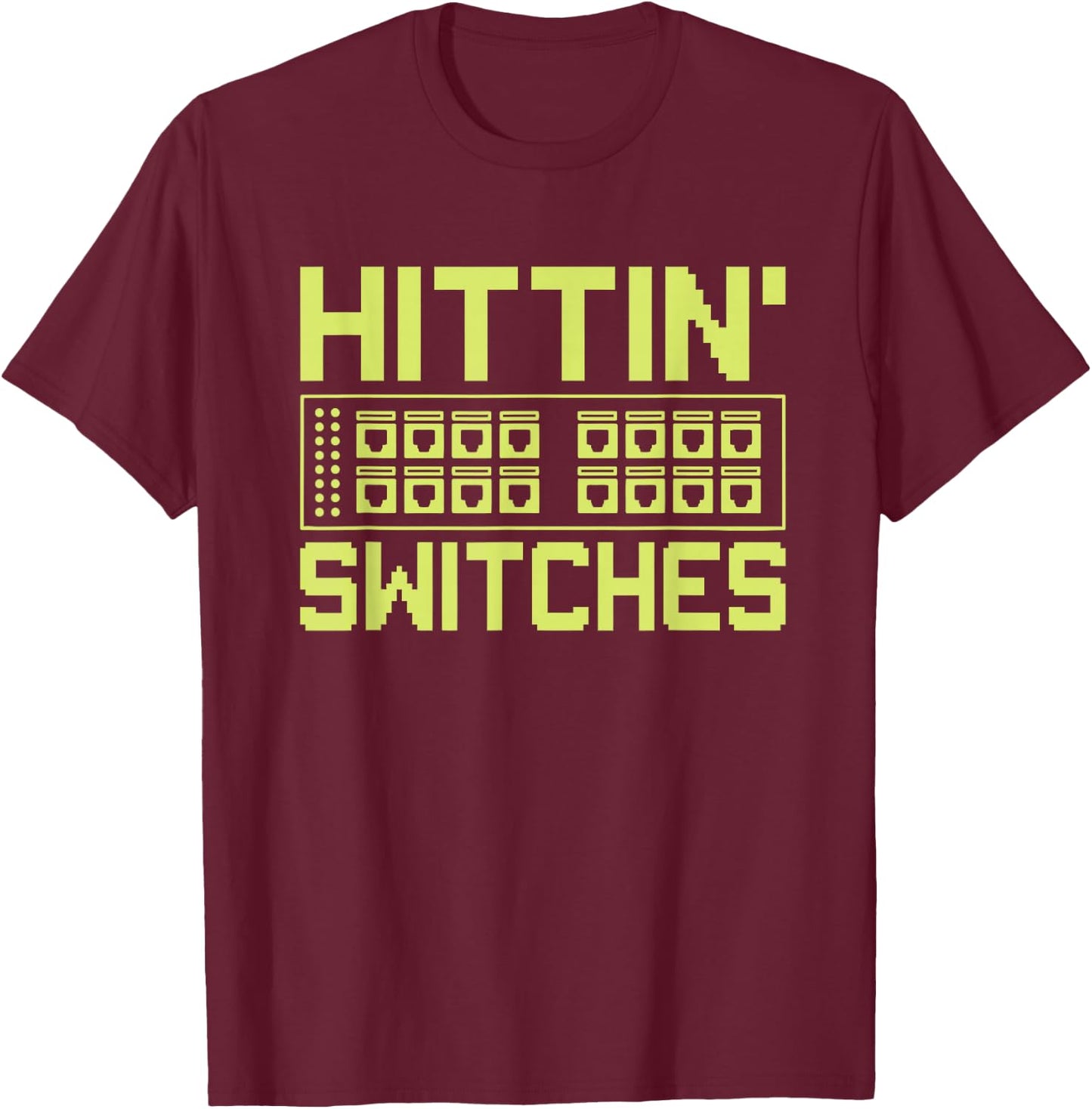 Network Technician Funny Sayings for VLAN T-Shirt - T-Shirt | Maroon