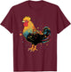 Chicken Gifts Farm Country Women Men Kids Funny Chicken T-Shirt - T-Shirt | Maroon