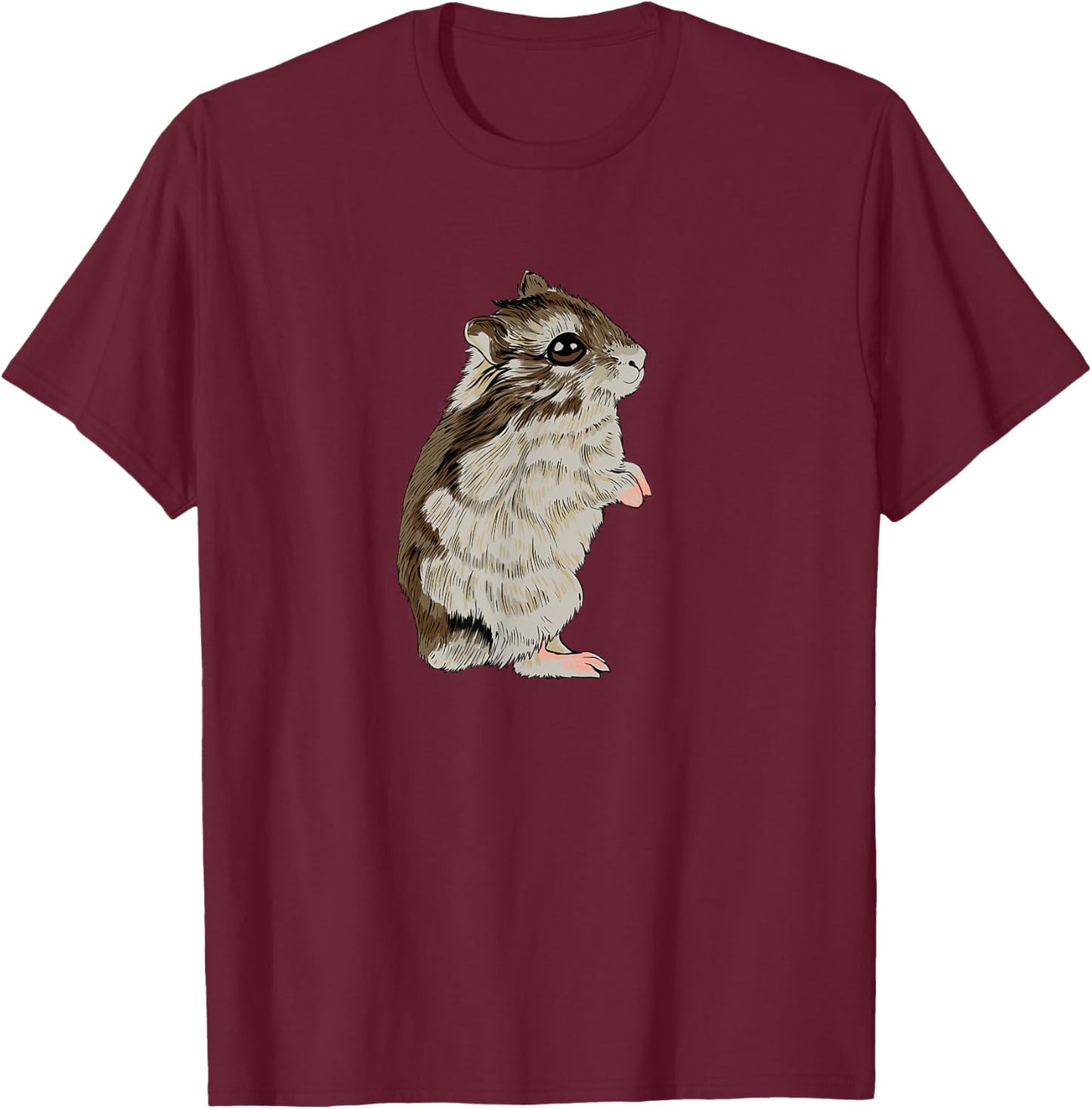 Dzungarian Dwarf Hamster T-Shirt - T-Shirt | Maroon