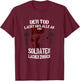 German Armed Forces Soldier Der Tod lacht uns alle an - German Armed Forces T-Shirt - T-Shirt | Maroon