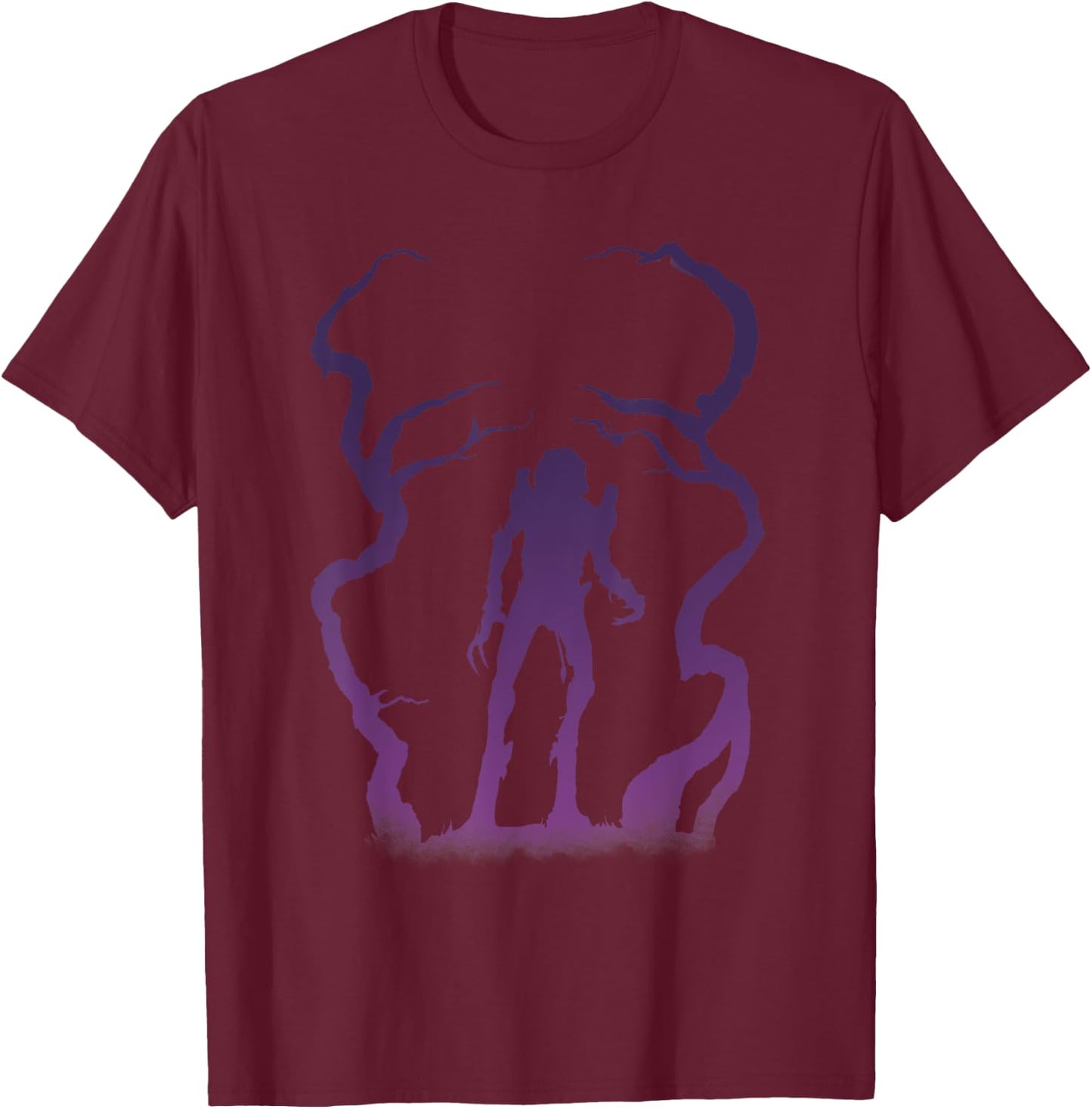 Pumpkinhead Silohuette T-Shirt - T-Shirt | Maroon