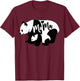 Mama Cute Baby Panda Bear Mothers Day Mama Heart T-Shirt - T-Shirt | Maroon