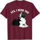 Funny Border Collie Art Men Women Puppy Border Collie Lovers T-Shirt - T-Shirt | Maroon