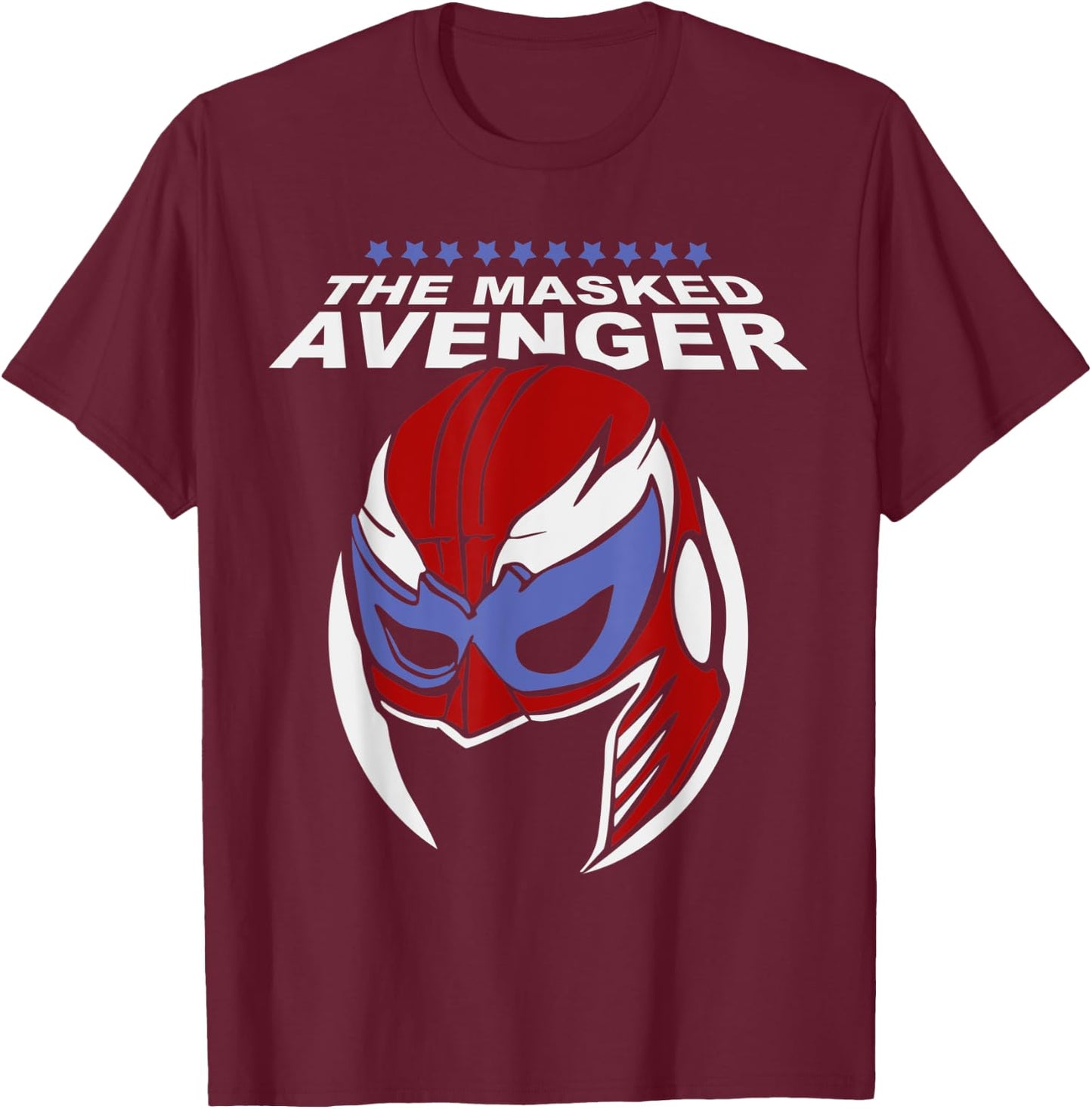 The Masked Avenger - Icon Series - The Mask T-Shirt - T-Shirt | Maroon