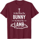 It's Not About The Bunny It's About The Lamb Easter Jesus T-Shirt - T-Shirt | Maroon