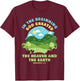 Genesis 1:1 In The Beginning GOD Created – Kids Faith Verse T-Shirt - T-Shirt | Maroon