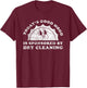 Funny Cute Retro Vintage Dry Cleaning or Dry Cleaner T-Shirt - T-Shirt | Maroon