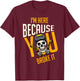 Funny Maintenance Worker Vintage Skull-woker Welder T-Shirt - T-Shirt | Maroon