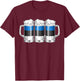 Beer Estonian Shirt - Beer Estonia Flag Patriotic T-Shirt - T-Shirt | Maroon