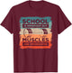 School Is Important But Muscles Are Importanter Bodybuilder T-Shirt - T-Shirt | Maroon