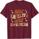 Half Cafecito Half Enfermera Hispanic Nurse Latina Nurse T-Shirt - T-Shirt | Maroon