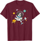 Kids Girls Boys Astronaut Space Tri Color Cavalier Dog Mom T-Shirt - T-Shirt | Maroon