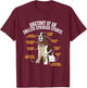 Anatomy Of An English Springer Spaniel T-Shirt - T-Shirt | Maroon