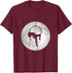 Aerial Moon Aerial Yoga Circus Lyra Trapeze Aerial Silk T-Shirt - T-Shirt | Maroon