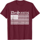 Ron DeSantis American Flag T-Shirt - T-Shirt | Maroon