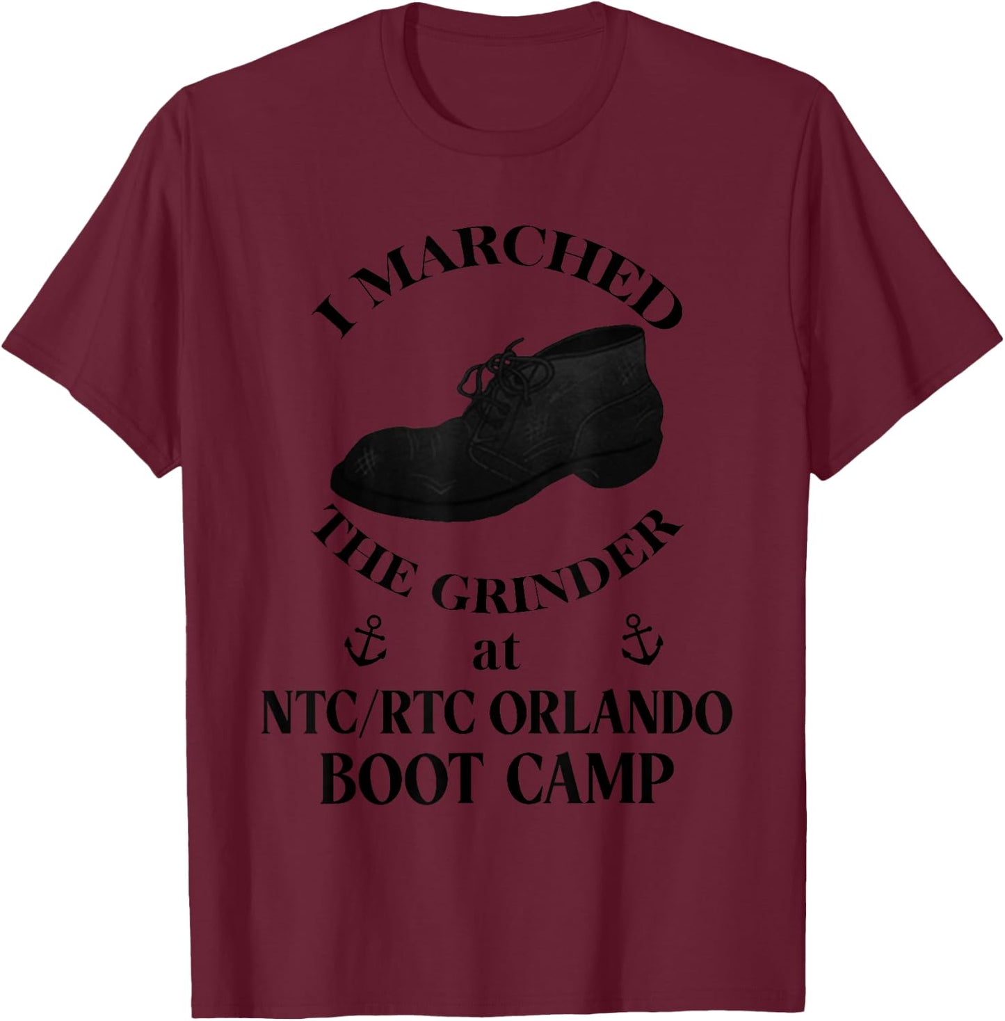NTC RTC Orlando Boot Camp funny Sailor T-Shirt - T-Shirt | Maroon