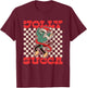 Jolly Succa | Succulent | Retro Cartoon Christmas Cactus T-Shirt - T-Shirt | Maroon