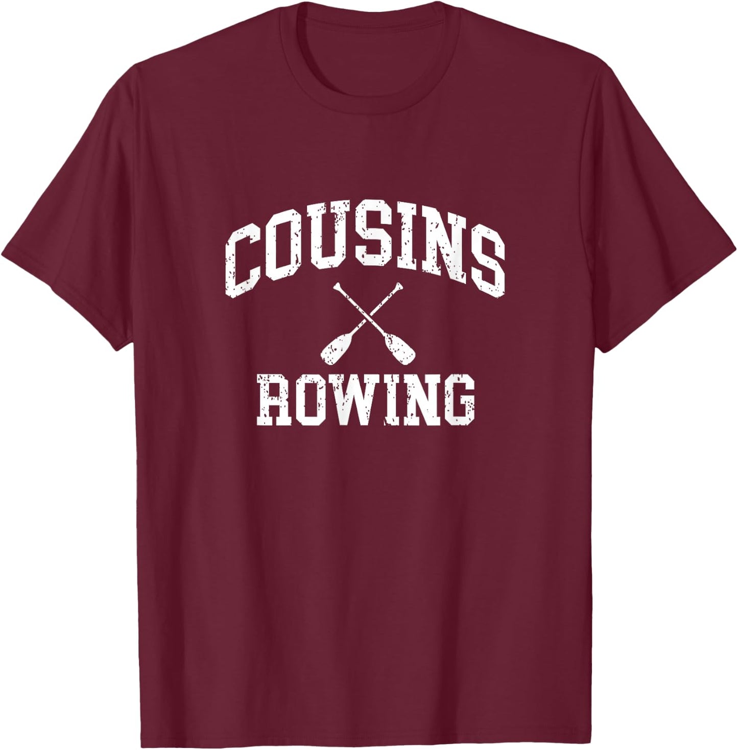 Cousins Rowing T-Shirt - T-Shirt | Maroon