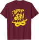 Official Elton John Hat T-Shirt - T-Shirt | Maroon