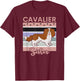 Cavalier King Charles Spaniel Dog Sister - Cute Puppy Love T-Shirt - T-Shirt | Maroon