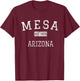Mesa Arizona AZ Vintage T-Shirt - T-Shirt | Maroon