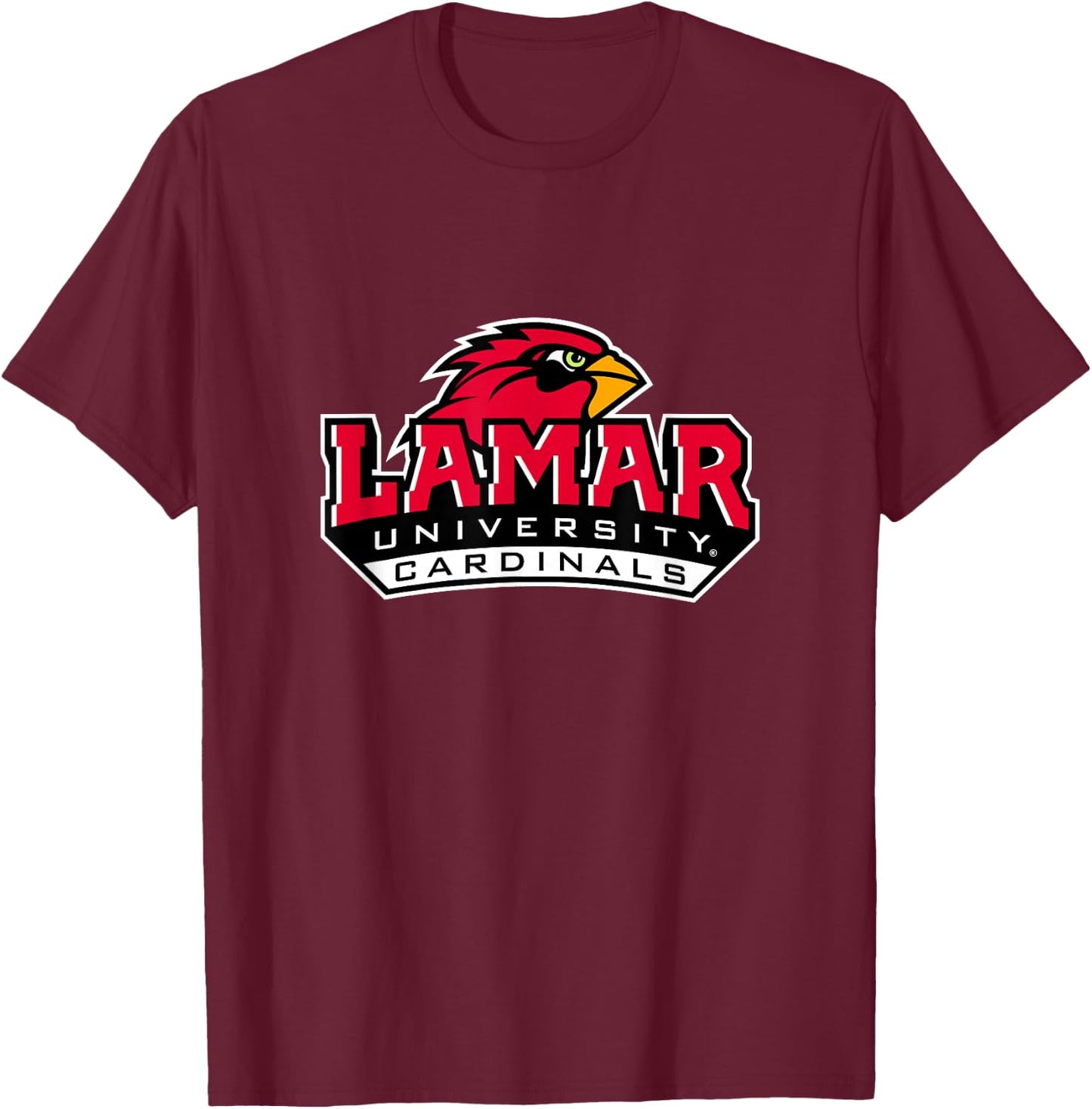Lamar Cardinals | University NCAA Official Merch | PPLAMA02 T-Shirt - T-Shirt | Maroon