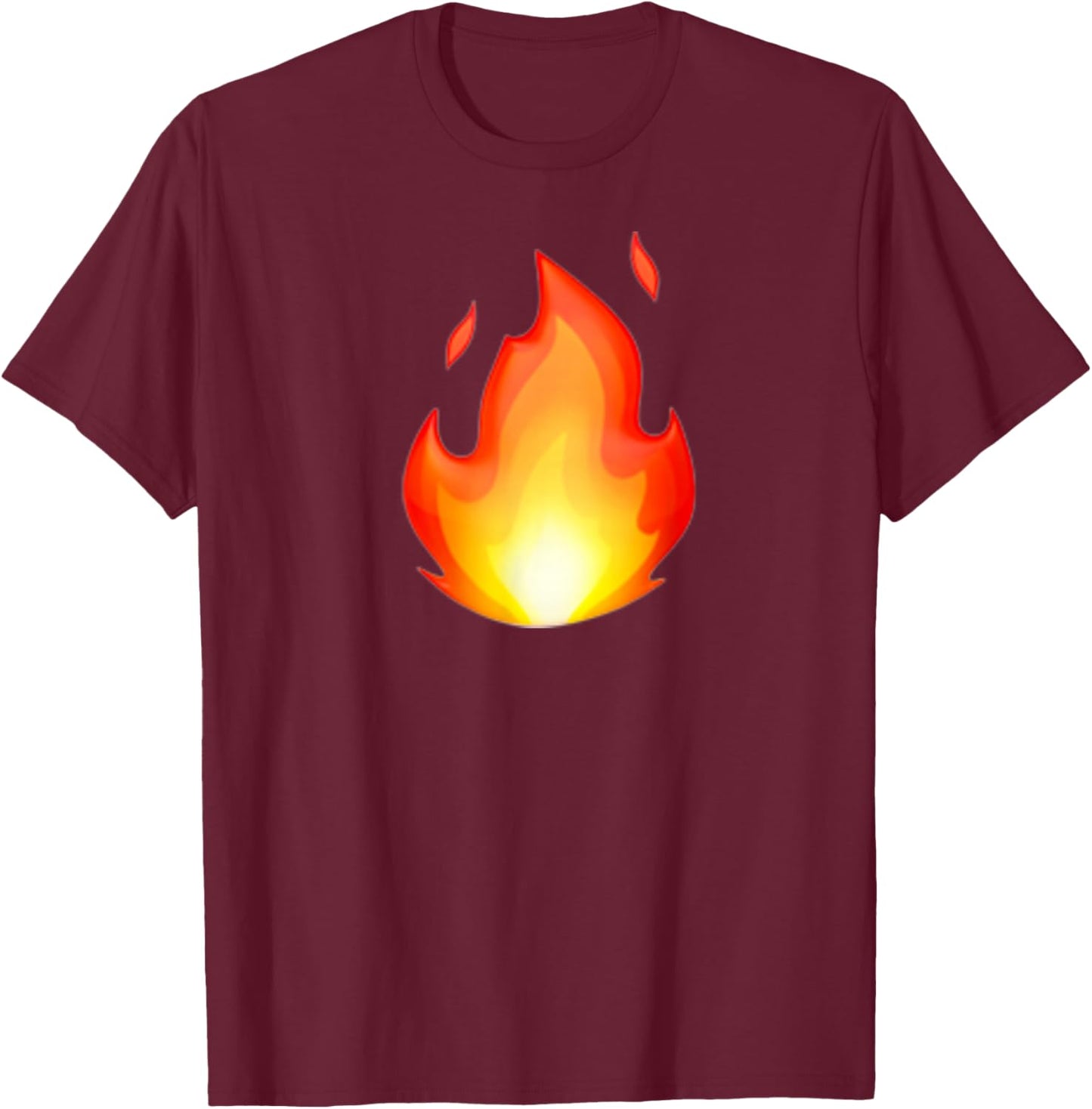 Fire T's & Fire Designed Clothing Of Hot Fire T-Shirt - T-Shirt | Maroon