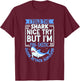 Shark Attack Survivor T-Shirt - T-Shirt | Maroon