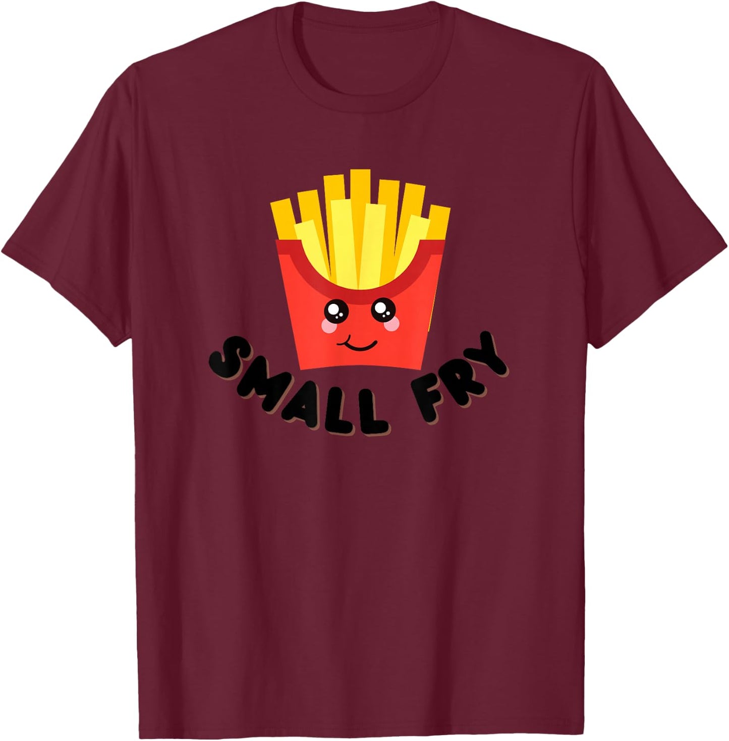 Small Fry - Short Person Swag - Funny T-Shirt - T-Shirt | Maroon