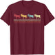 Retro Moose Lover Funny Moose Vintage T-Shirt - T-Shirt | Maroon