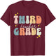Third Grade Teacher 3rd Grade back to school T-Shirt - T-Shirt | Maroon