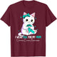 I Wear Teal For My Mom Ovarian Cancer Awareness T-Shirt - T-Shirt | Maroon