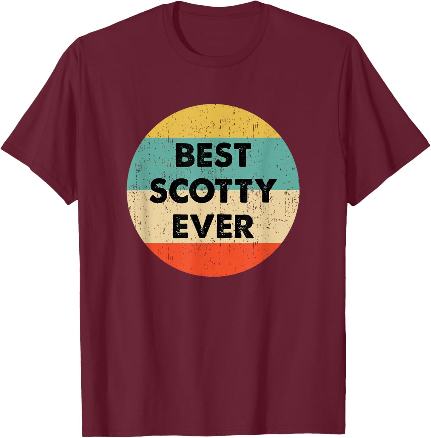 Scotty Name T-Shirt - T-Shirt | Maroon