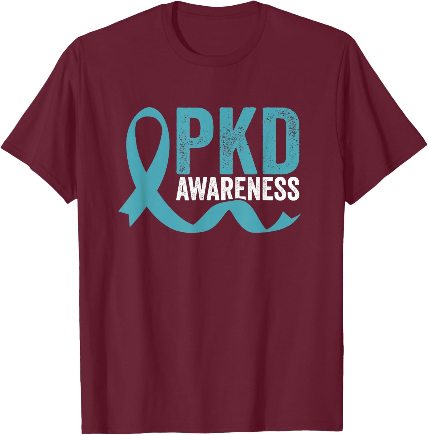 PKD Awareness Polycystic Kidney Disease Warrior Fighter T-Shirt - T-Shirt | Maroon