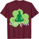 Irish Yoga T-Shirt - T-Shirt | Maroon