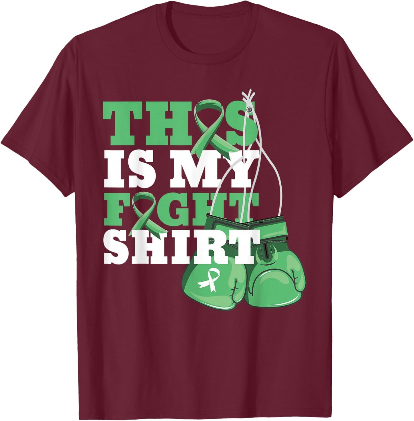 This Is My Fight Shirt Liver Disease Fighter Support Strong T-Shirt - T-Shirt | Maroon