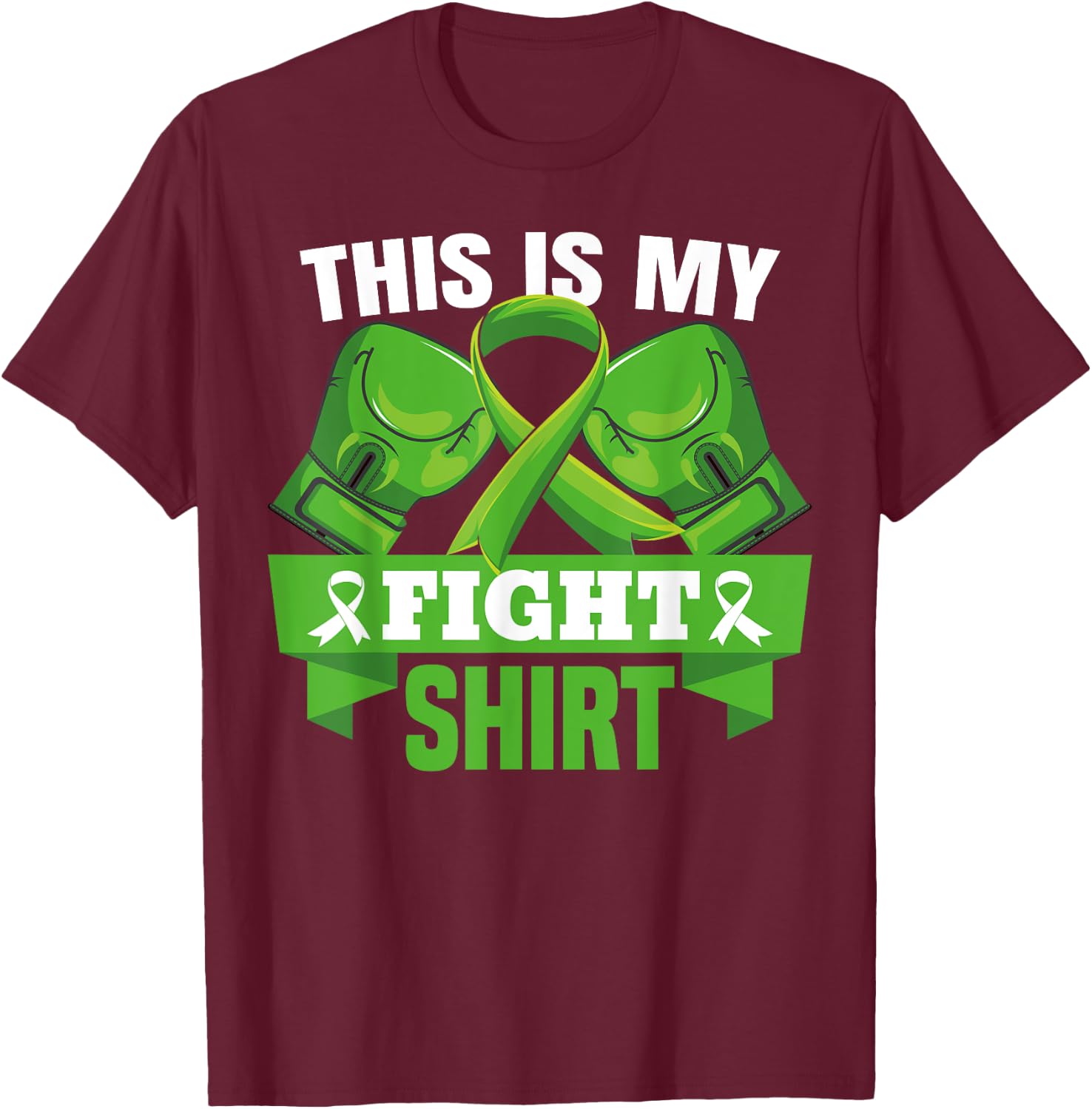 This Is My Fight Shirt Mental Health Fighter Support Strong T-Shirt - T-Shirt | Maroon