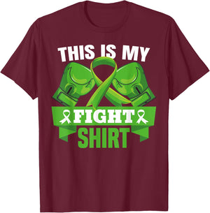 This Is My Fight Shirt Mental Health Fighter Support Strong T-Shirt - T-Shirt | Maroon