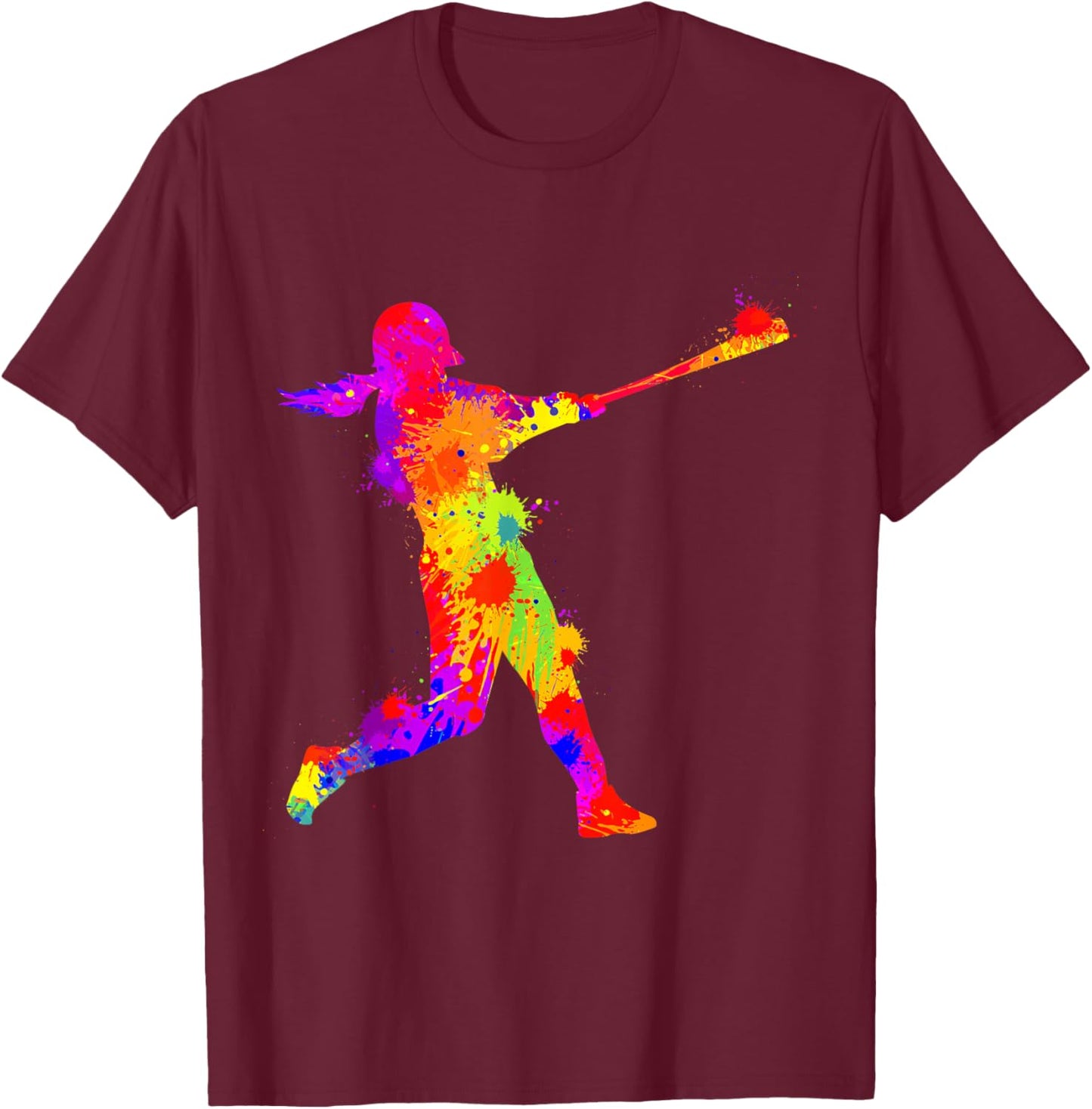 Softball Girl Kids T-Shirt - T-Shirt | Maroon