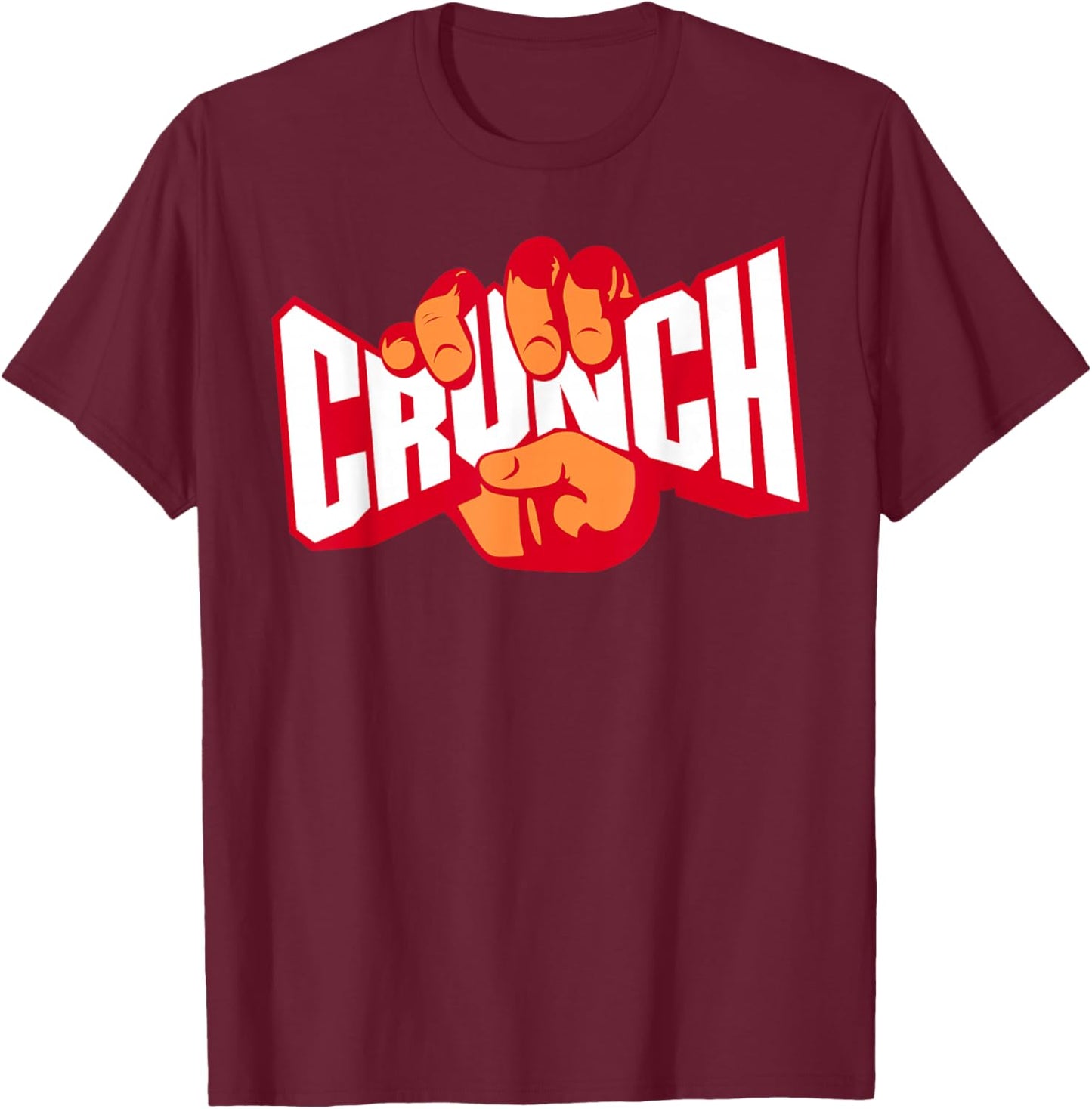 Crunch T-Shirt - T-Shirt | Maroon