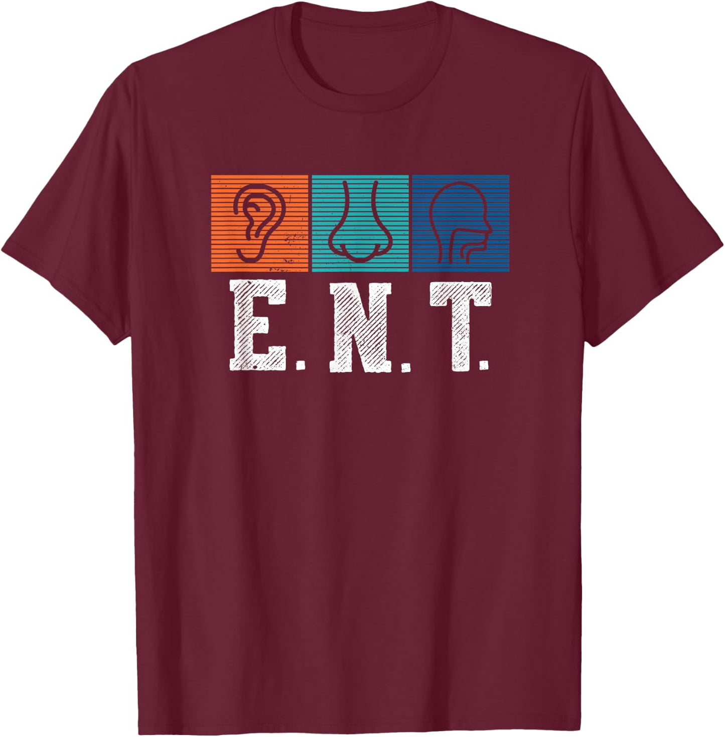 Otolaryngology ENT Specialist Otolaryngologist Doctor T-Shirt - T-Shirt | Maroon
