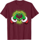 Funny Elf Heart Hands Love Christmas T-Shirt - T-Shirt | Maroon