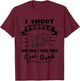 I Photo Shoot People Photography Fotographer Funny T-Shirt - T-Shirt | Maroon