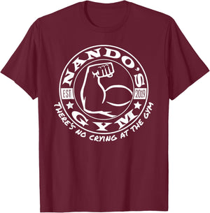 Nando's Gym - Ng003a T-Shirt - T-Shirt | Maroon