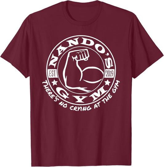 Nando's Gym - Ng003a T-Shirt - T-Shirt | Maroon