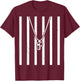 Referee Costume Ref Whistle Refereeing Linesman Umpire T-Shirt - T-Shirt | Maroon