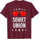 Soviet Union T-Shirt - T-Shirt | Maroon