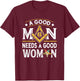 Freemasons OES Woman Masonry Masonic Freemason Freemasonry T-Shirt - T-Shirt | Maroon