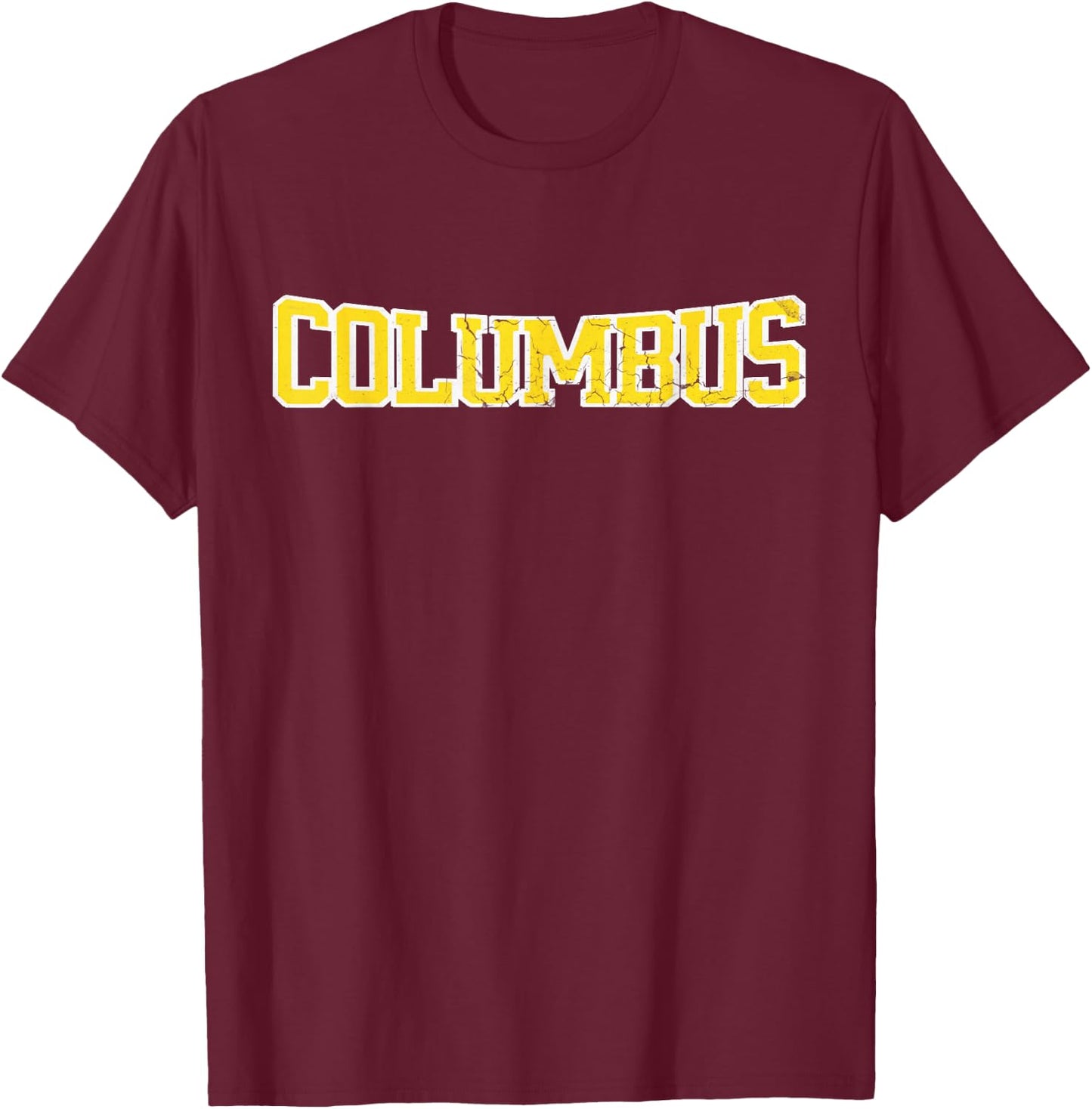 Columbus soccer city Ohio fan T-Shirt - T-Shirt | Maroon